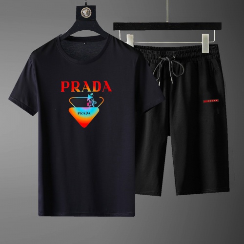 Prada Tracksuits Short Sleeved For Men #972584