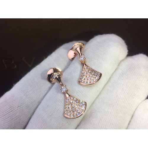 Replica Bvlgari Earrings For Women #972909 $29.00 USD for Wholesale