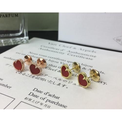 Replica Van Cleef & Arpels Earrings For Women #972988 $34.00 USD for Wholesale