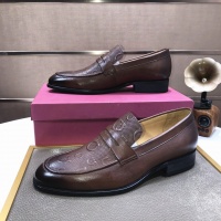 $92.00 USD Salvatore Ferragamo Leather Shoes For Men #968508