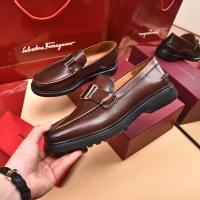 $125.00 USD Salvatore Ferragamo Leather Shoes For Men #971510