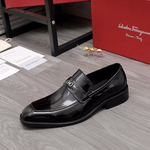 Replica Ferragamo Salvatore FS Leather Shoes For Men #973104 $92.00 USD for Wholesale