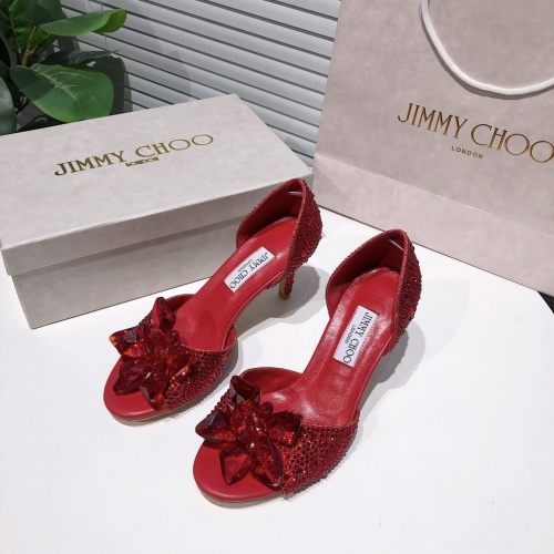 Jimmy Choo Sandals For Women #973108 $76.00 USD, Wholesale Replica Jimmy Choo Sandals