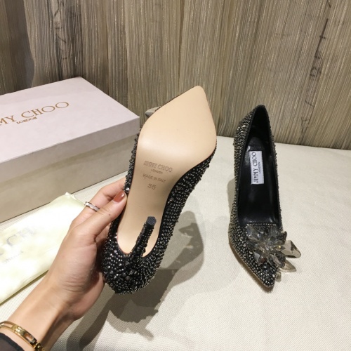 Replica Jimmy Choo High-Heeled Shoes For Women #973119 $85.00 USD for Wholesale