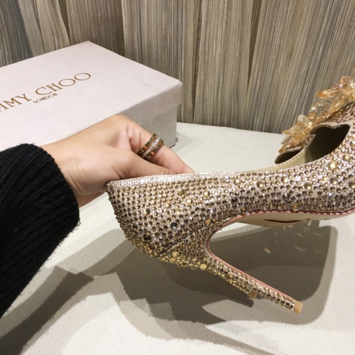 Replica Jimmy Choo High-Heeled Shoes For Women #973126 $85.00 USD for Wholesale