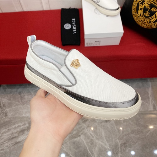 Replica Versace Casual Shoes For Men #973173 $68.00 USD for Wholesale