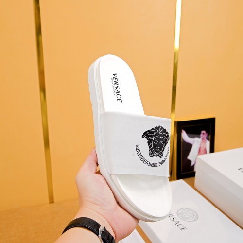 Replica Versace Slippers For Men #973351 $48.00 USD for Wholesale
