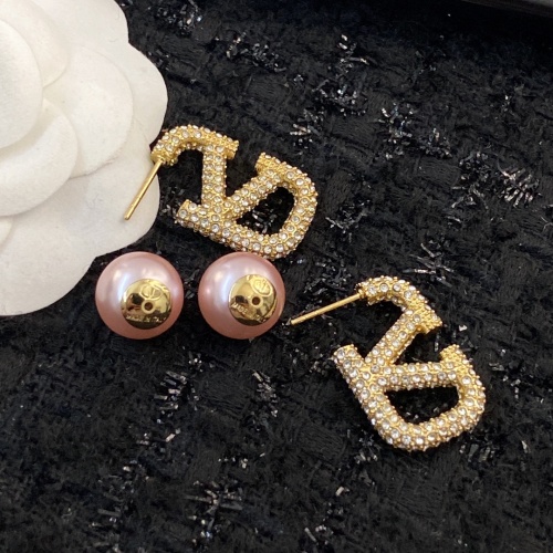 Replica Valentino Earrings For Women #973620 $41.00 USD for Wholesale