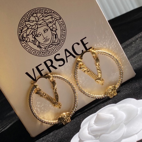 Replica Versace Earrings For Women #973623 $38.00 USD for Wholesale