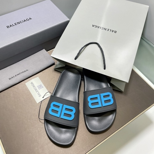 Replica Balenciaga Slippers For Men #974016 $48.00 USD for Wholesale