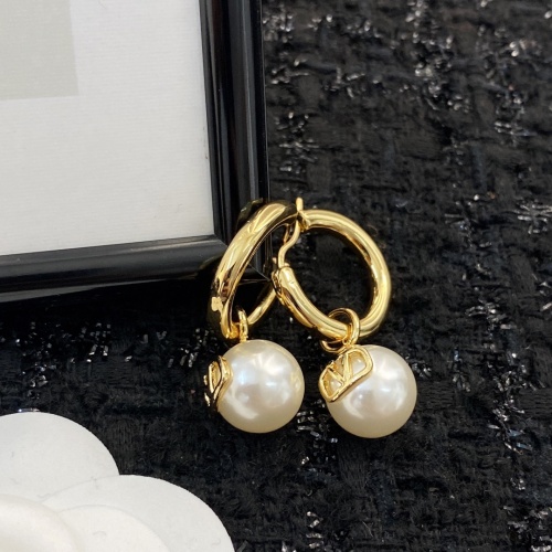 Replica Valentino Earrings For Women #974080 $32.00 USD for Wholesale