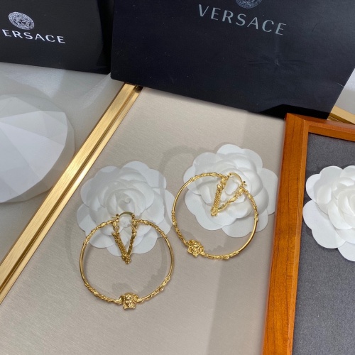 Replica Versace Earrings For Women #974123 $36.00 USD for Wholesale