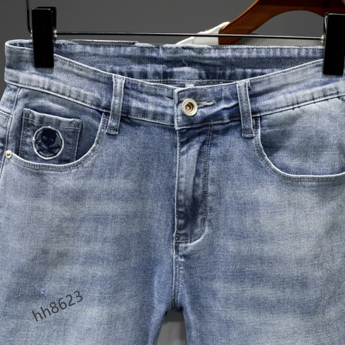 Replica Philipp Plein PP Jeans For Men #974160 $40.00 USD for Wholesale
