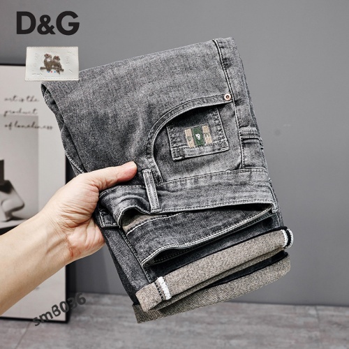 Replica Dolce & Gabbana D&G Jeans For Men #974178 $40.00 USD for Wholesale
