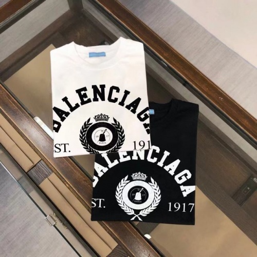 Replica Balenciaga T-Shirts Short Sleeved For Men #974261 $29.00 USD for Wholesale