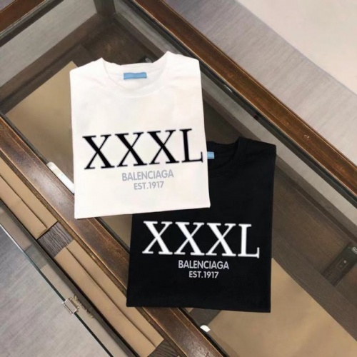 Replica Balenciaga T-Shirts Short Sleeved For Men #974264 $29.00 USD for Wholesale