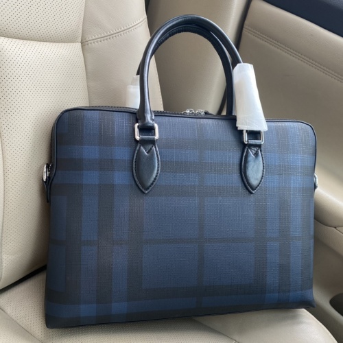 Replica Burberry AAA Man Handbags #974307 $125.00 USD for Wholesale