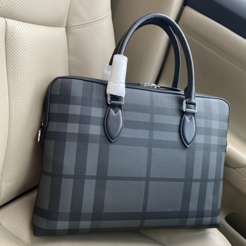 Replica Burberry AAA Man Handbags #974309 $125.00 USD for Wholesale