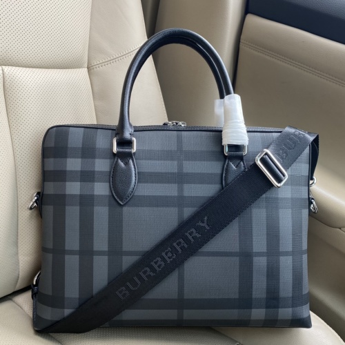 Replica Burberry AAA Man Handbags #974309 $125.00 USD for Wholesale