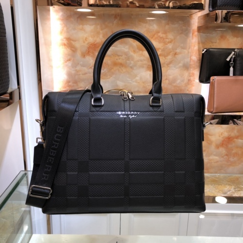 Replica Burberry AAA Man Handbags #974313 $160.00 USD for Wholesale
