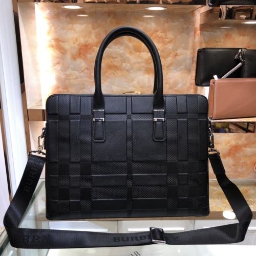 Replica Burberry AAA Man Handbags #974318 $165.00 USD for Wholesale