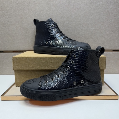 Replica Philipp Plein PP High Tops Shoes For Men #974635 $98.00 USD for Wholesale