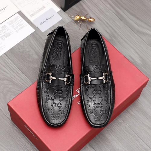 Replica Ferragamo Salvatore FS Leather Shoes For Men #974722 $68.00 USD for Wholesale