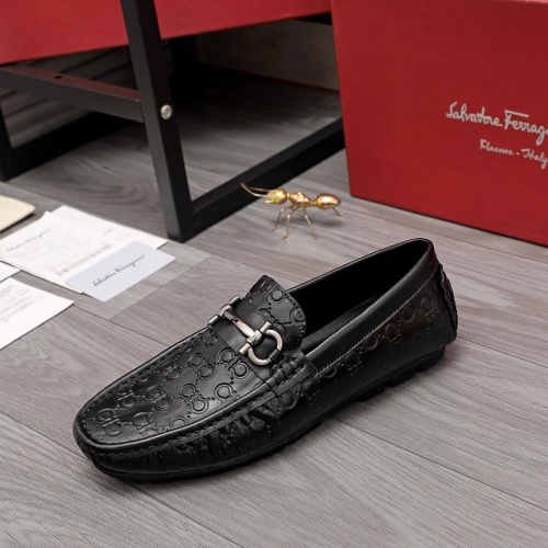 Replica Ferragamo Salvatore FS Leather Shoes For Men #974724 $68.00 USD for Wholesale