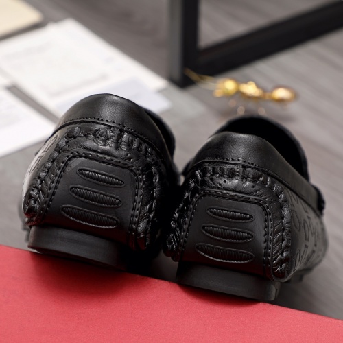 Replica Salvatore Ferragamo Leather Shoes For Men #974724 $68.00 USD for Wholesale