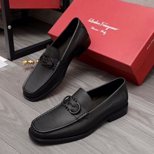 Ferragamo Salvatore FS Leather Shoes For Men #974833