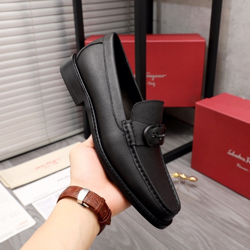 Replica Ferragamo Salvatore FS Leather Shoes For Men #974833 $88.00 USD for Wholesale