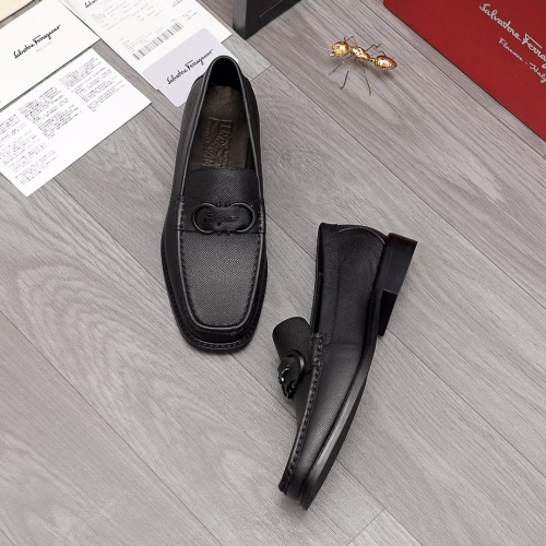 Replica Ferragamo Salvatore FS Leather Shoes For Men #974833 $88.00 USD for Wholesale