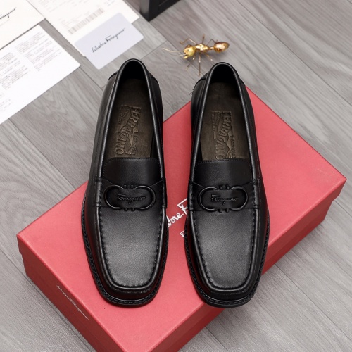 Replica Ferragamo Salvatore FS Leather Shoes For Men #974834 $88.00 USD for Wholesale