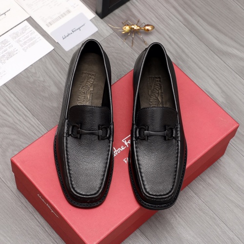 Replica Ferragamo Salvatore FS Leather Shoes For Men #974835 $88.00 USD for Wholesale
