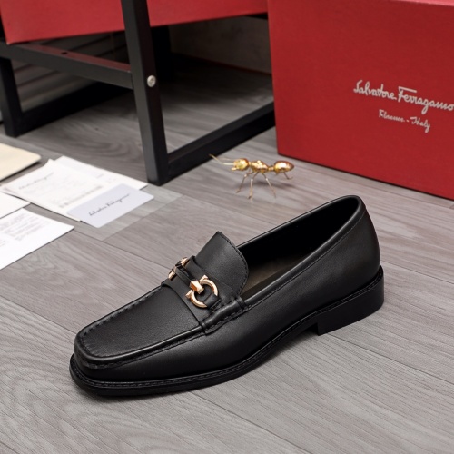 Replica Ferragamo Salvatore FS Leather Shoes For Men #974838 $88.00 USD for Wholesale