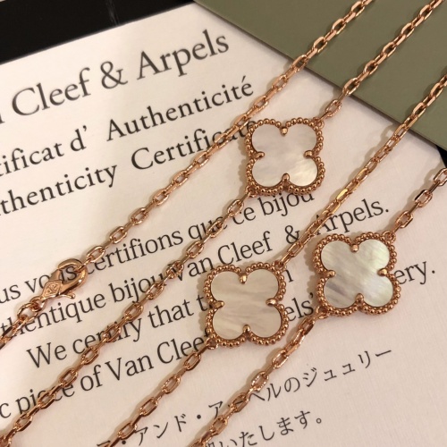 Replica Van Cleef & Arpels Necklaces For Women #975075 $52.00 USD for Wholesale