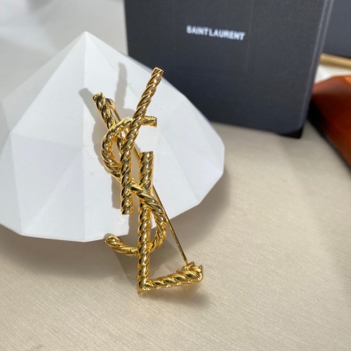 Replica Yves Saint Laurent Brooches For Women #975229 $32.00 USD for Wholesale