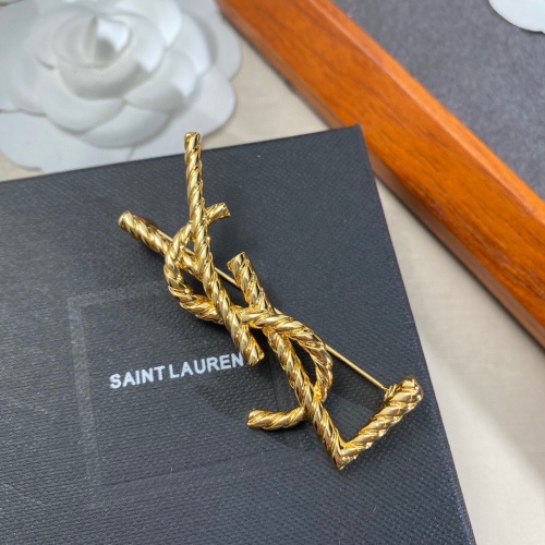 Replica Yves Saint Laurent Brooches For Women #975229 $32.00 USD for Wholesale
