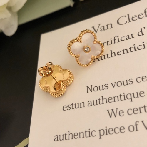 Replica Van Cleef & Arpels Earrings For Women #975538 $29.00 USD for Wholesale