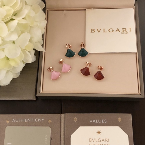 Replica Bvlgari Earrings For Women #975543 $32.00 USD for Wholesale