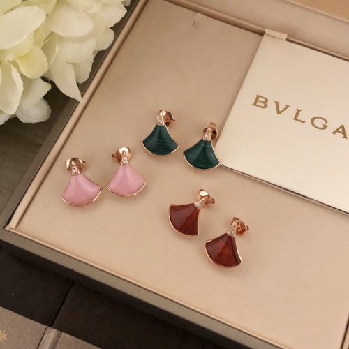 Replica Bvlgari Earrings For Women #975544 $32.00 USD for Wholesale