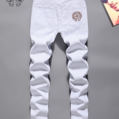 Replica Chrome Hearts Jeans For Men #975868 $42.00 USD for Wholesale