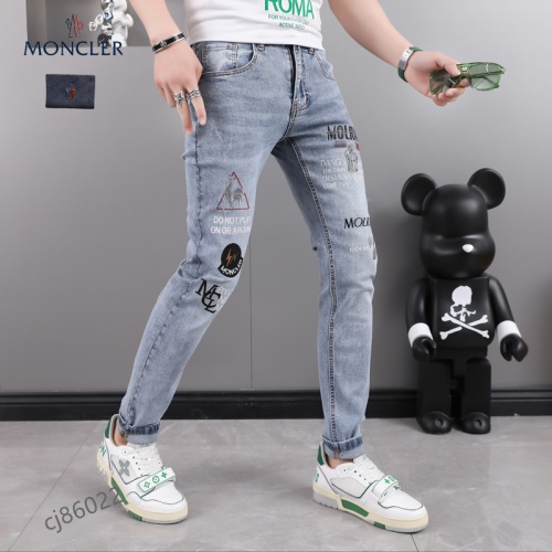 Replica Moncler Jeans For Men #975907 $48.00 USD for Wholesale