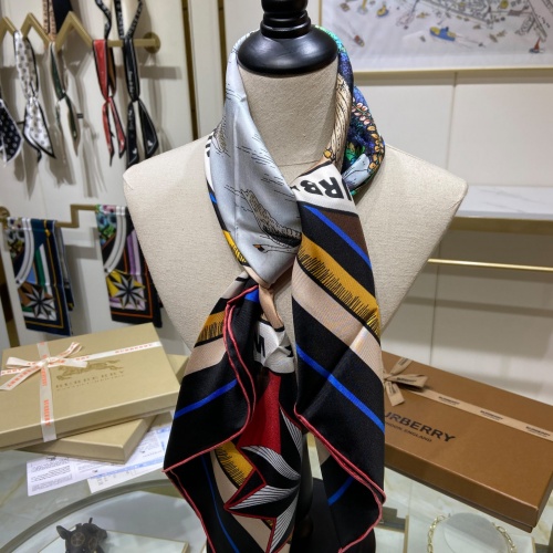 Replica Burberry Silk Scarf For Women #975930 $56.00 USD for Wholesale