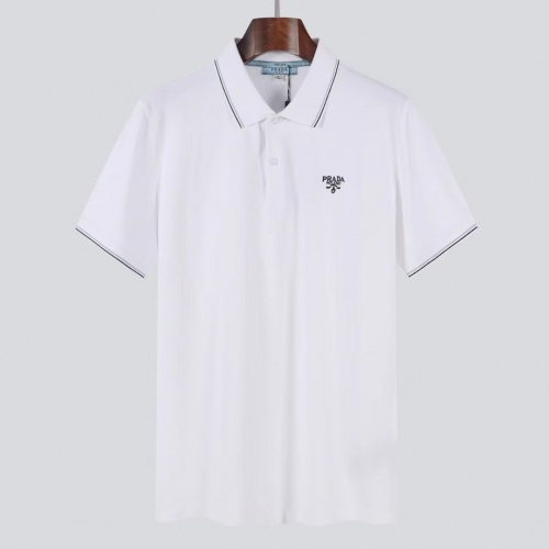 Prada T-Shirts Short Sleeved For Men #975940 $38.00 USD, Wholesale Replica Prada T-Shirts