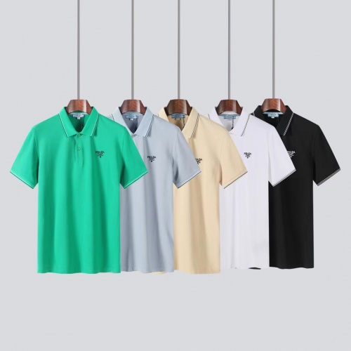 Replica Prada T-Shirts Short Sleeved For Men #975940 $38.00 USD for Wholesale
