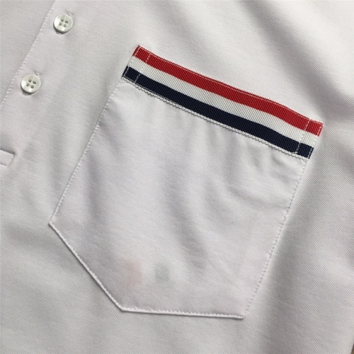 Replica Thom Browne TB T-Shirts Short Sleeved For Men #975996 $36.00 USD for Wholesale