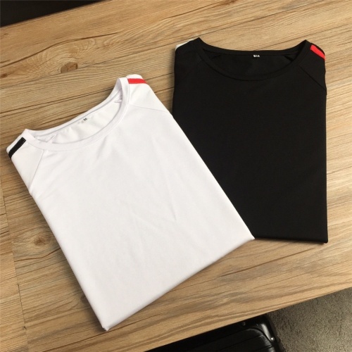 Replica Thom Browne TB T-Shirts Short Sleeved For Men #976003 $36.00 USD for Wholesale
