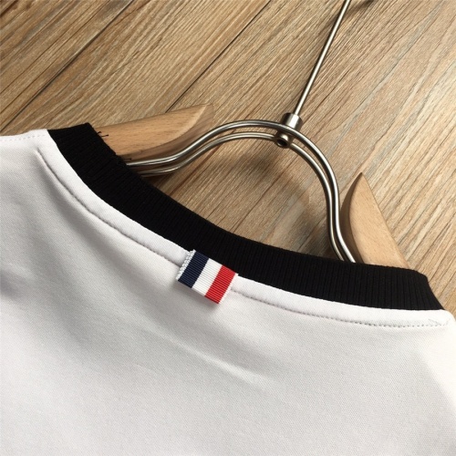 Replica Thom Browne TB T-Shirts Short Sleeved For Men #976004 $36.00 USD for Wholesale