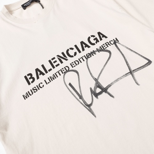 Replica Balenciaga T-Shirts Short Sleeved For Unisex #976131 $42.00 USD for Wholesale